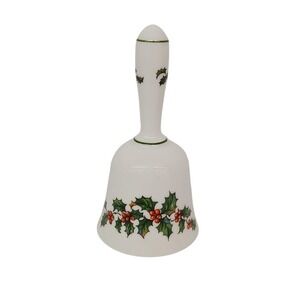 Christmas Staffordshire Fine Bell Made‎ In England 5.5inx3in #39B5